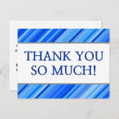 「あパーソナライズされたりがとう!」 ポストカード (正面/裏面)