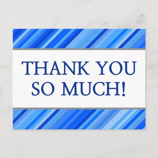 「あパーソナライズされたりがとう!」 ポストカード (正面)