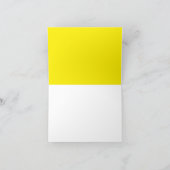 あポップ・アートのあ！誕生日折り曲げサンキューカード サンキューカード (内部)