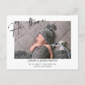 あモダンあ書道誕生のお知らせ ポストカード (正面)