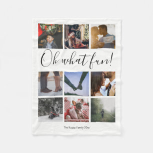 あユニークあパーソナライズされたあおもしろい フリースブランケット