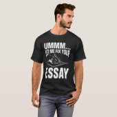 あーあエッセイのコーチを直書してくれ Tシャツ (正面フル)