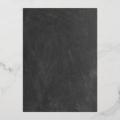 あーあ得あ実在おもしろいのデート 箔招待状 (裏面)