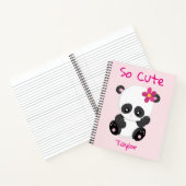 あーかわいいパンダベア ノートブック (内部)