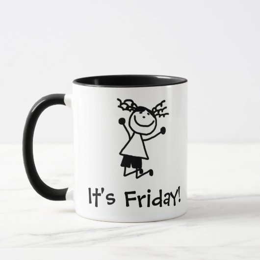 あーよかったそれは金曜日のマグです マグカップ (左)