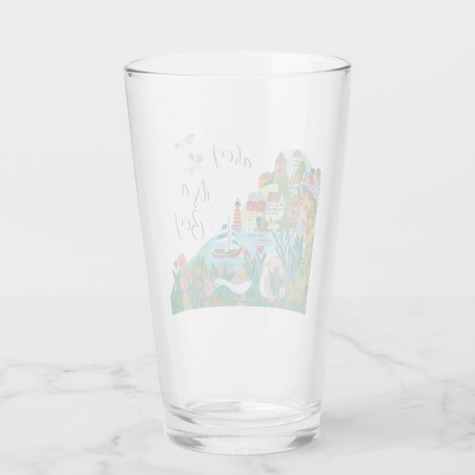 あー男の子のシャワーパーティー タンブラーグラス (裏面)