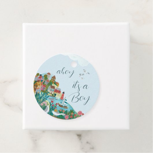 あー男の子のシャワーパーティー フェイバータグ (インサイチュ)