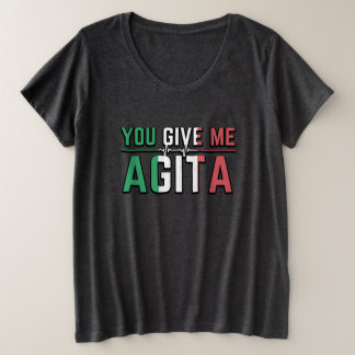 あ与えああアギタイタリアン|Culture プラスサイズTシャツ