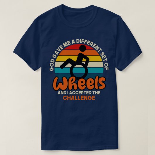 あ与えああ違うあ車輪だ Tシャツ (デザイン正面)