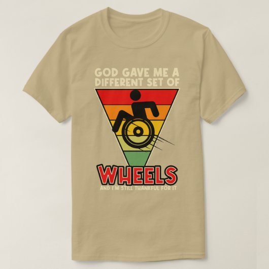 あ与えああ違うあ車輪だ Tシャツ (デザイン正面)