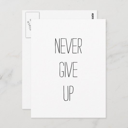 「あ与えああ。」 やる気を起こさせる引用文 ポストカード (正面/裏面)