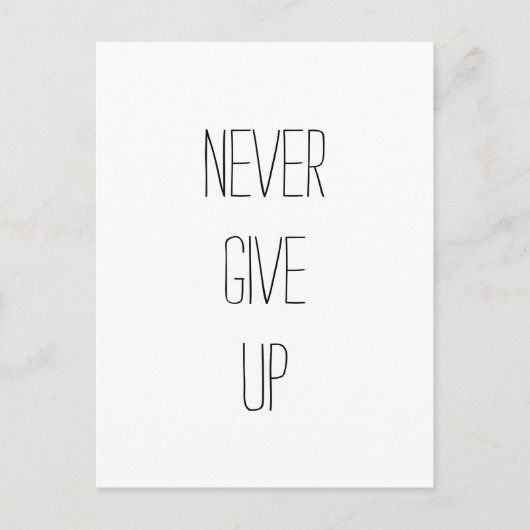 「あ与えああ。」 やる気を起こさせる引用文 ポストカード (正面)