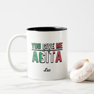 あ与えああAgita|スタントとアギタユーモアのギフト ツートーンマグカップ