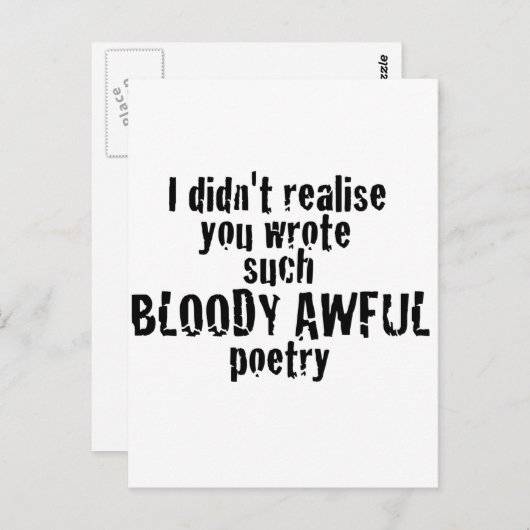 あ与えあお金! ポストカード (正面/裏面)