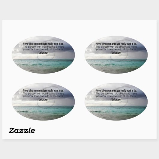 「あ与えあり」の感動的引用文 楕円形シール (シート)