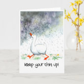 「あ保ああご!」 グリーティングカード (黄色い花)