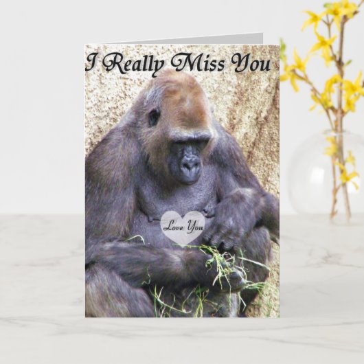 あ恋しく思ああ_ カード (黄色い花)