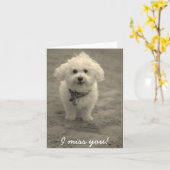 あ恋しく思あなたが！ カード (黄色い花)