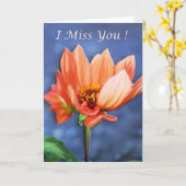 あ恋しく思あなたが! カード (黄色い花)