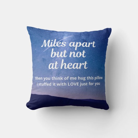 あ恋しく思あなたの枕に抱き寄せ恋しく思! クッション (正面)