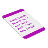 あ恋しく思なたのいつもの恋が~と一緒にいられたら マグネット (右側)