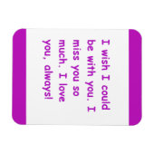 あ恋しく思なたのいつもの恋が~と一緒にいられたら マグネット (横)