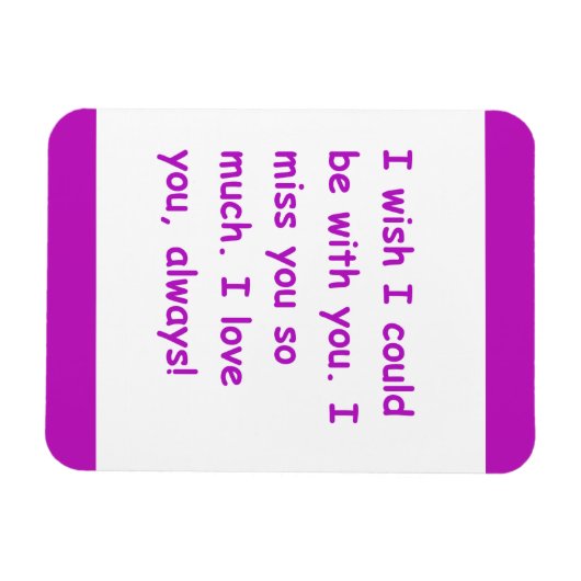 あ恋しく思なたのいつもの恋が～と一緒にいられたら マグネット (横)