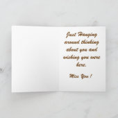 あ恋しく思なたの挨拶状 カード (内部)