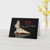 あ恋しく思なたは涙ぐんだ竜 カード (黄色い花)