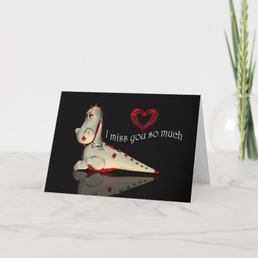 あ恋しく思なたは涙ぐんだ竜 カード (正面)