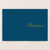 あ感謝していりがとう金ゴールド 箔カード (内部)