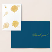 あ感謝していりがとう金ゴールド 箔カード (ディスプレー)