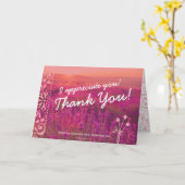 あ感謝していりがとう! カード (黄色い花)