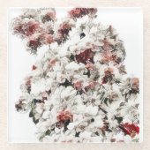 あ春 ガラスコースター (正面)