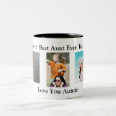 あ最高のる人 |写真パーソナライズされた ツートーンマグカップ (中央)