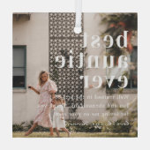 あ最高のる人 |引用文と写真ギフト ガラスオーナメント (裏面)