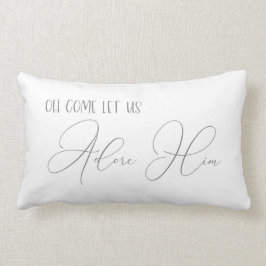 あ来ああ白水牛の格子枕 ランバークッション