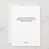 あ来ああ赤いクリスチャン写真 シーズンカード (裏面)