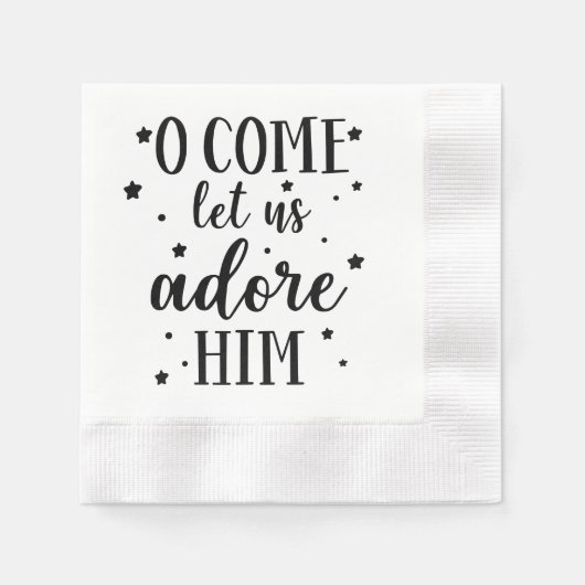 あ来ああ黒タイポグロフィー 縁ありカクテルナプキン (正面)