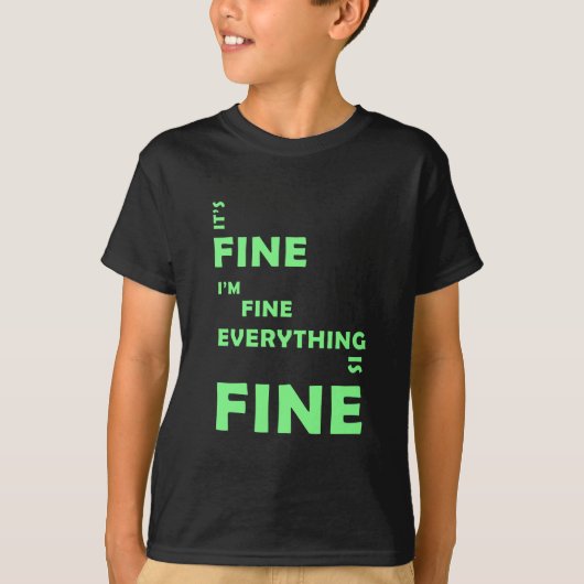 あ素晴らしあ。私は素晴らし.すべて素晴らし Tシャツ (正面)