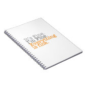 あ素晴らしあ。私は素晴らし.全て素晴らし。 ノートブック (右側)