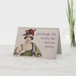 「あ考えの発疹がどんなに治ったか、私は見てみたい」 C カード