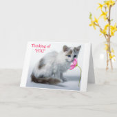 あ考えるなた/あなたは1歳年上になる人 カード (黄色い花)