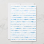 あ航海のあー男の子のシャワーだ 招待状 (裏面)