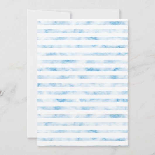 あ航海のあー男の子のシャワーだ 招待状 (裏面)