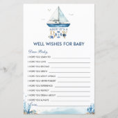 あ航海のあ～男の子がベビーカードを願う (正面)