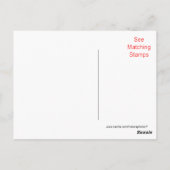 あ親愛あカスタマイズあの大事な行事 ポストカード (裏面)