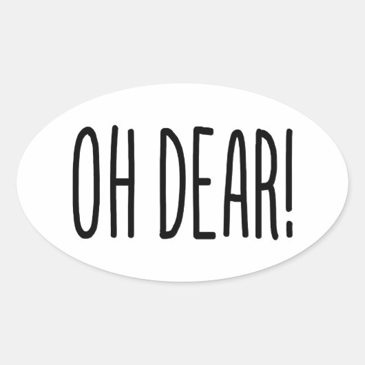 あ親愛あ! 楕円形シール (正面)