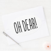 あ親愛あ! 楕円形シール (封筒)