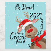 あ親愛あ！2021年はがきき熱狂するクラシックro ワインラベル (シングルラベル)